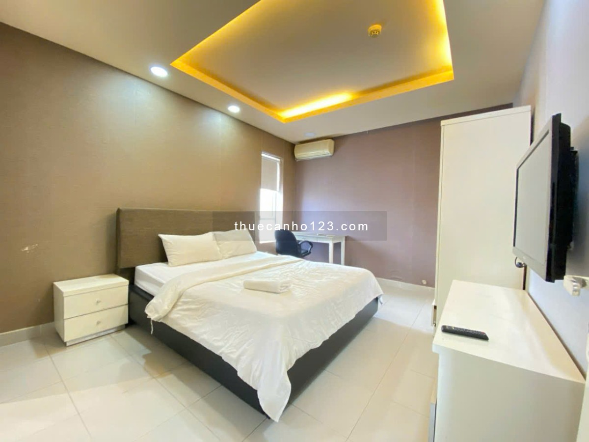 Cho thuê căn hộ 2 phòng ngủ Quận 3 _ 60m² đường Hai Bà Trưng (có thang máy) gần Nhà thờ Tân Định