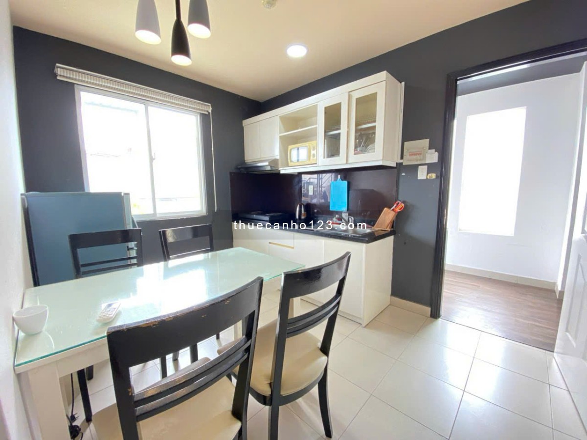 Cho thuê căn hộ 2 phòng ngủ Quận 3 _ 60m² đường Hai Bà Trưng (có thang máy) gần Nhà thờ Tân Định