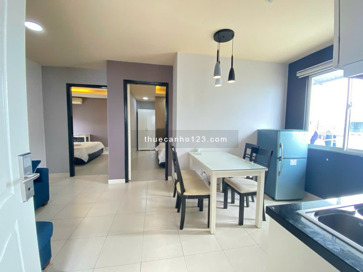Cho thuê căn hộ 2 phòng ngủ Quận 3 _ 60m² đường Hai Bà Trưng (có thang máy) gần Nhà thờ Tân Định