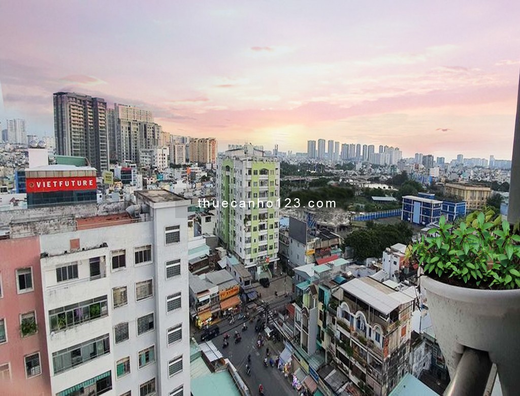 Cho thuê căn hộ chung cư 109 Nguyễn Biểu Q.5, DT 55m²,1 phòng ngủ, 1 toilet, đủ nội thất 9.5 triệu