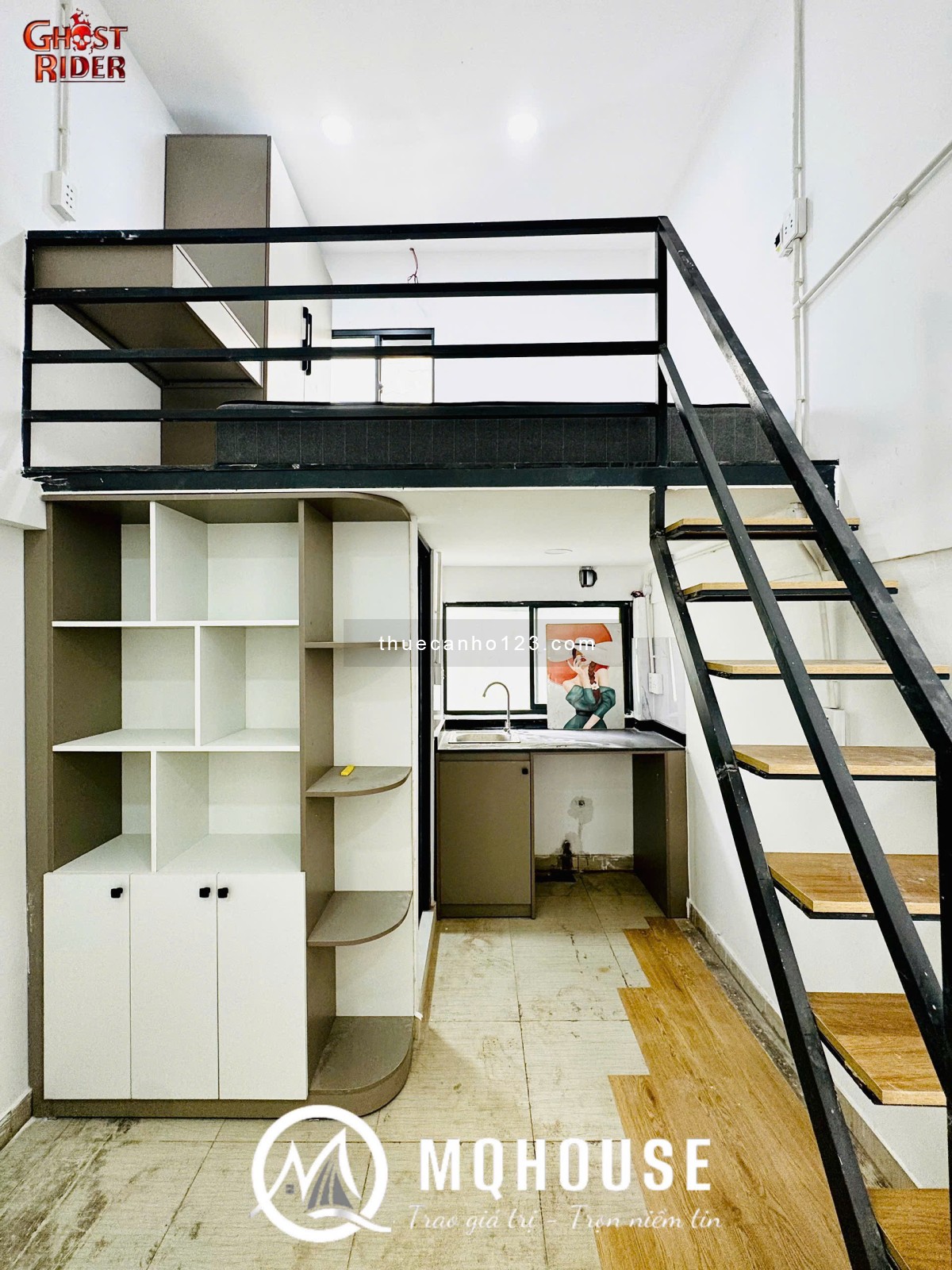 Khai căn trương căn hộ Duplex 40m2_Máy Giặt Riêng_Full Nội THất_Gần Công Viên Lê Văn Tám_Chợ