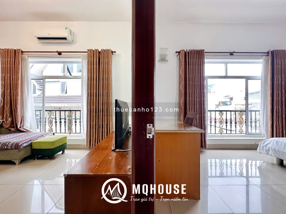 Căn hộ 1PN 55m2_Full Nội Thất_Ánh Sáng Tự Nhiên_Gần Co,opmart Nhiêu Lộc_Nhà Thờ Ba Chuông_Vườn Xoài