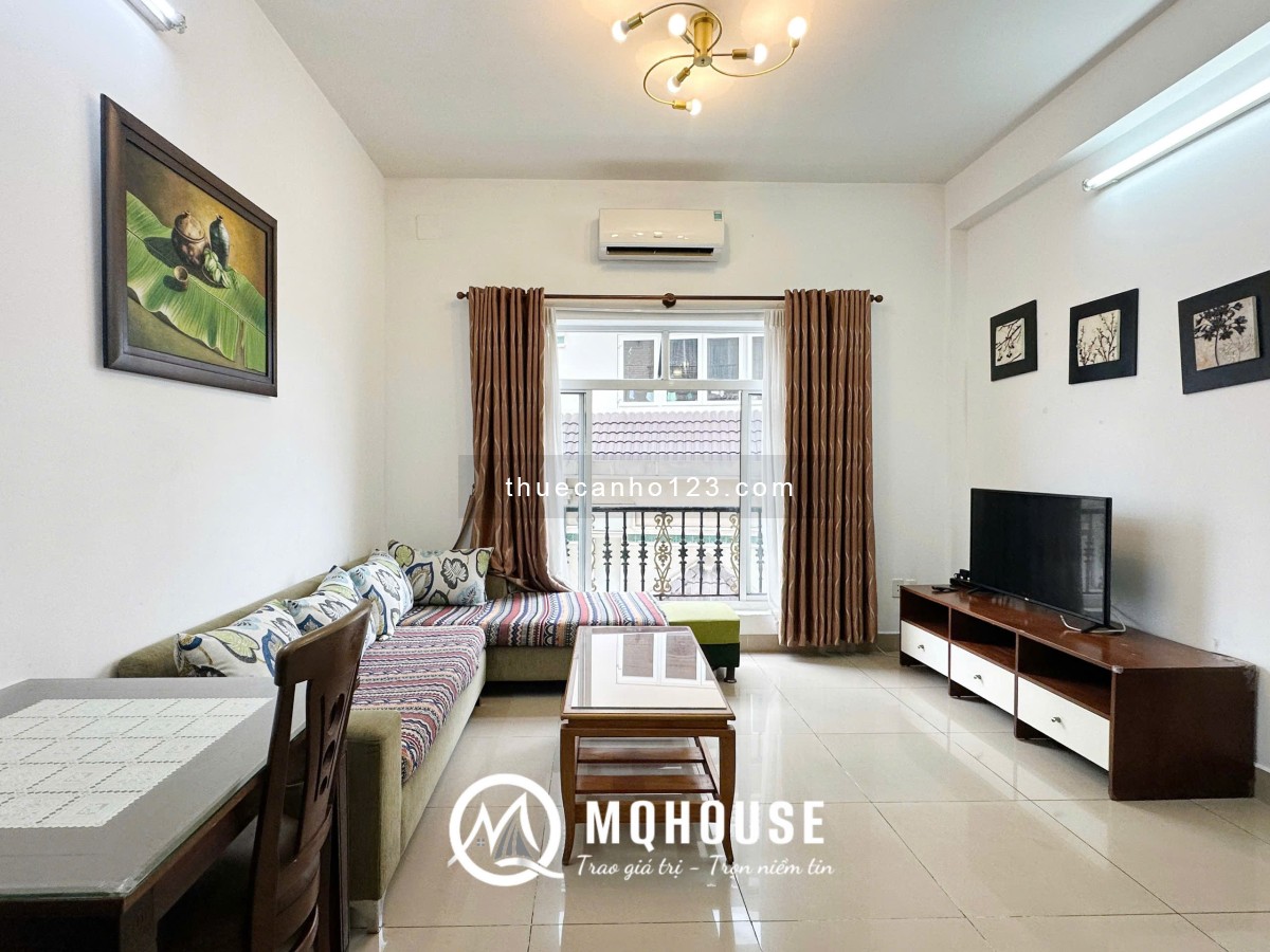Căn hộ 1PN 55m2_Full Nội Thất_Ánh Sáng Tự Nhiên_Gần Co,opmart Nhiêu Lộc_Nhà Thờ Ba Chuông_Vườn Xoài
