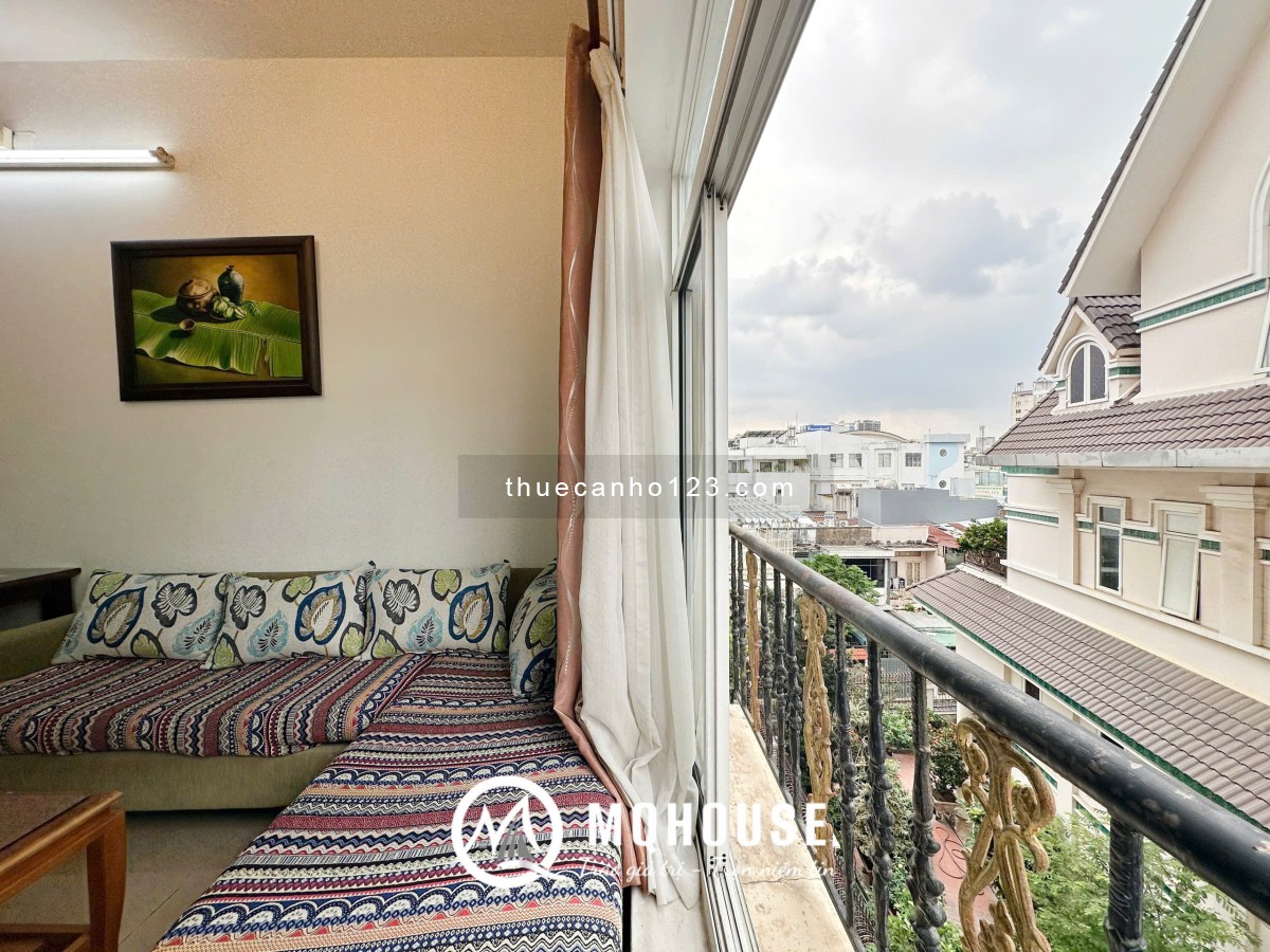 Căn hộ 1PN 55m2_Full Nội Thất_Ánh Sáng Tự Nhiên_Gần Co,opmart Nhiêu Lộc_Nhà Thờ Ba Chuông_Vườn Xoài