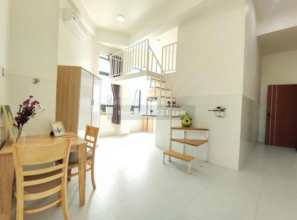 Cho Thuê Căn Hộ Có Gác - Duplex Full Nội Thất, Cửa sổ to – Lạc Long Quân, Tân Bình