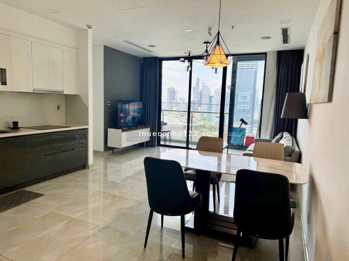Cho thuê 2 phòng ngủ full View Sông trực diện - căn hộ chung cư cao cấp Q1 Vinhomes Bason