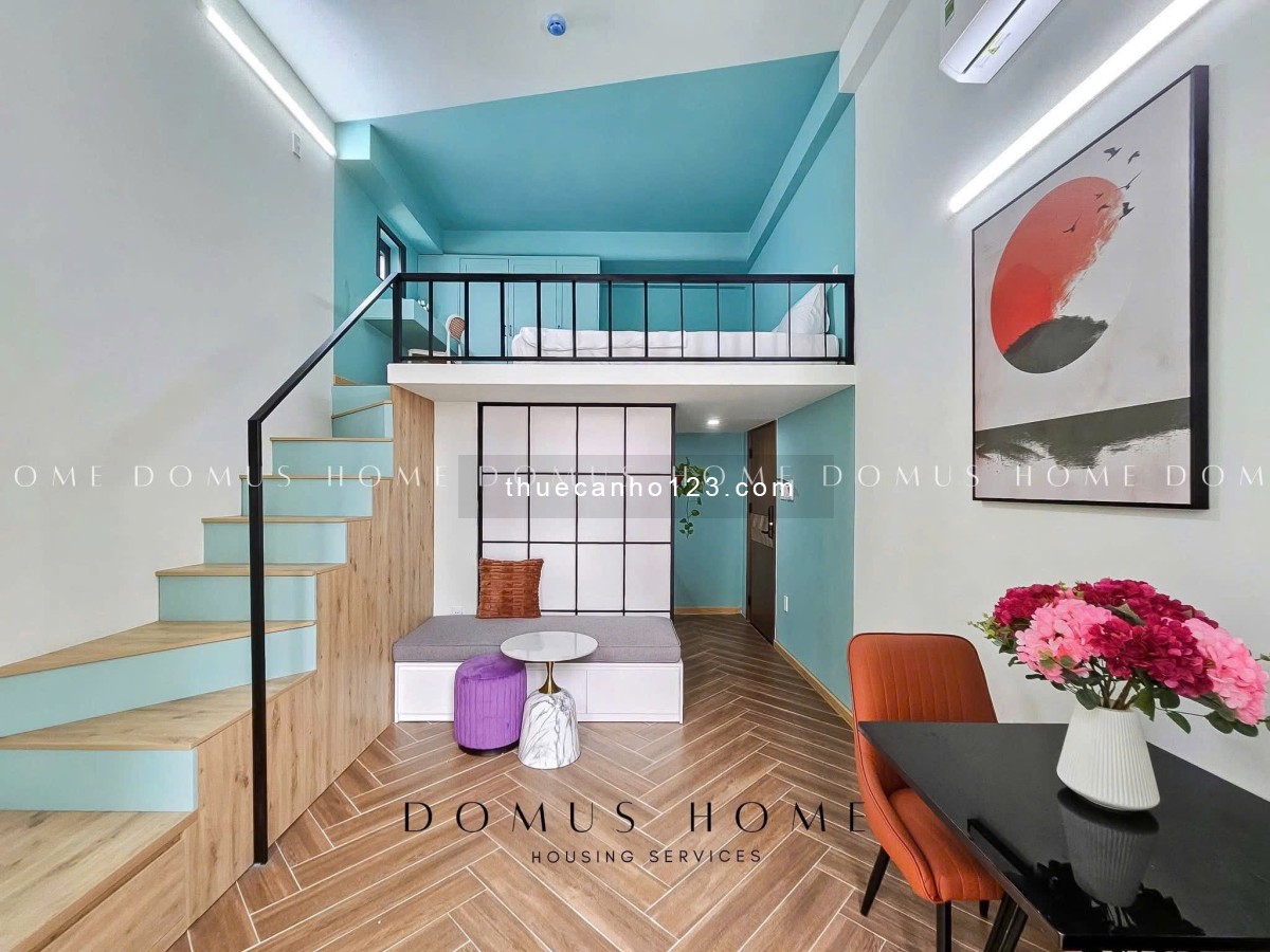 Cho thuê duplex ban công siêu xinh – Có gym & dịch vụ 5* – Gần Lotte, Crescent Mall, Q1, Q4.