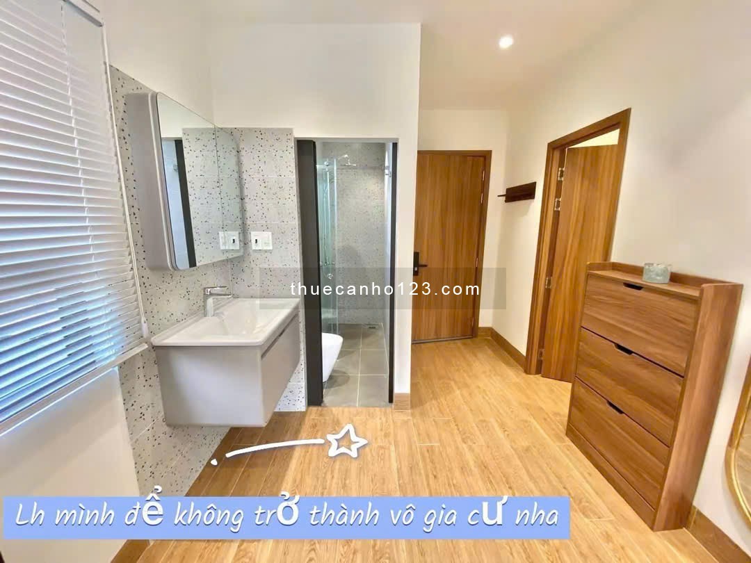 Khai Trương Căn Hộ 1 Phòng Ngủ Ban Công, Full Nội Thất, Thang Máy. Ngay Ngã Tư Hàng Xanh