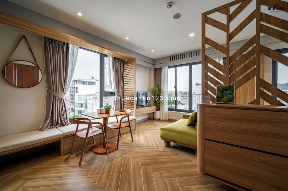 Cho thuê căn hộ 1PN - Ban công thoáng ngay gần sân bay Tân Sơn Nhất.