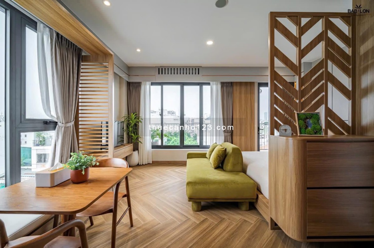 Cho thuê căn hộ 1PN - Ban công thoáng ngay gần sân bay Tân Sơn Nhất.