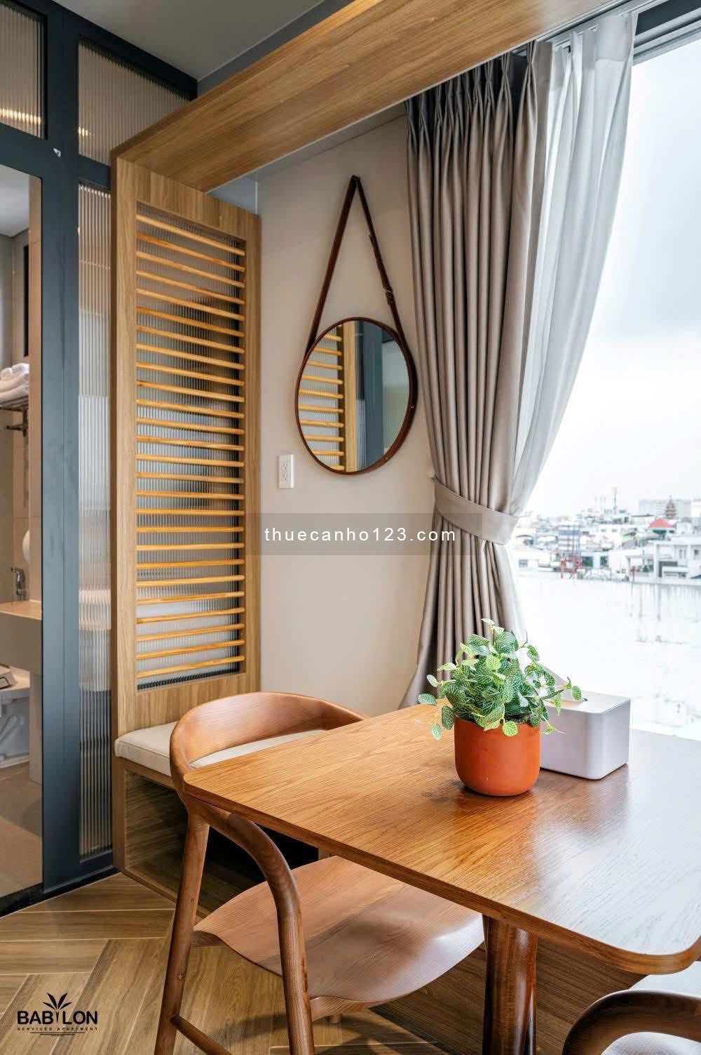 Cho thuê căn hộ 1PN - Ban công thoáng ngay gần sân bay Tân Sơn Nhất.