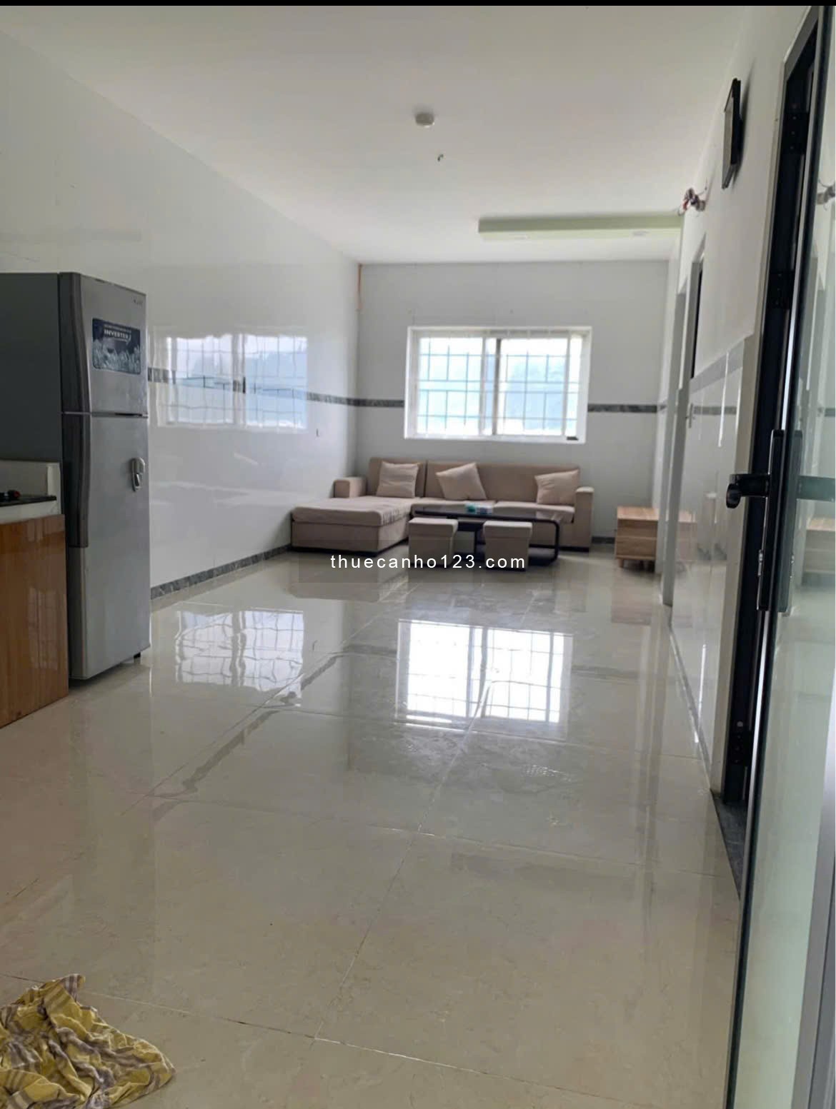 Chung cư Q1, Nguyễn Trãi, P. Nguyễn Cư Trinh, 89m2, 3PN, 12tr/th.