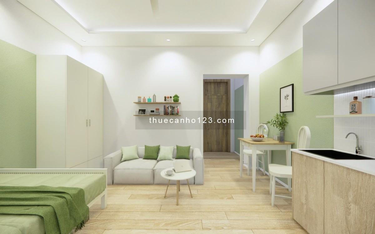 CHO THUÊ CĂN HỘ FULL NỘI THẤT BAN CÔNG Q1 gần công viên Lê Văn Tám, Cầu Kiệu, Nam Kỳ Khởi Nghĩa