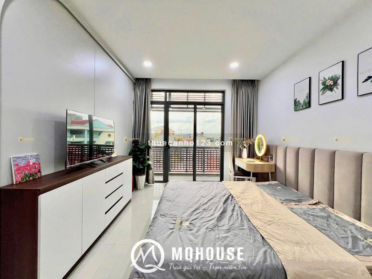 Căn hộ full nội thất tách bếp có ban công 45m2 ngay giữa trung tâm Tân Bình