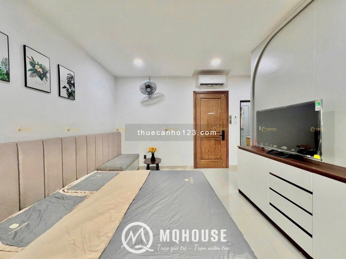 Căn hộ full nội thất tách bếp có ban công 45m2 ngay giữa trung tâm Tân Bình