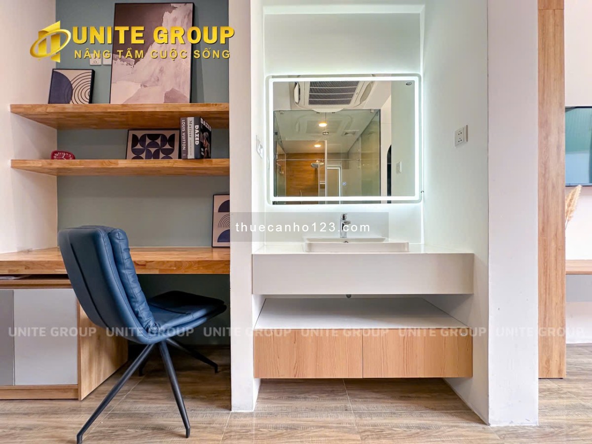 Cho thuê CHDV 1PN tách bếp Tân Bình full nội thất.