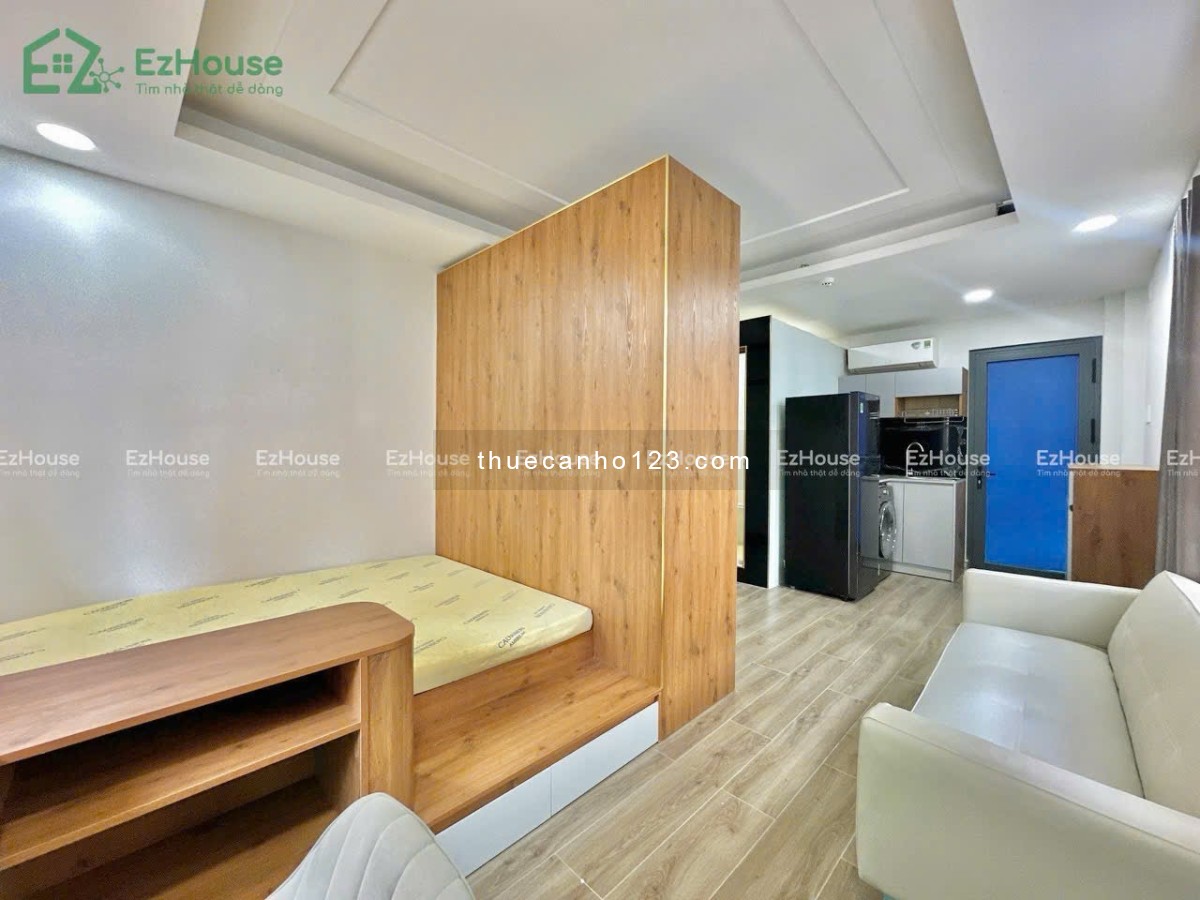 Cho thuê studio ban công gần sân bay – CV Hoàng Văn Thụ – Học viện Hàng không Quận Tân Bình.