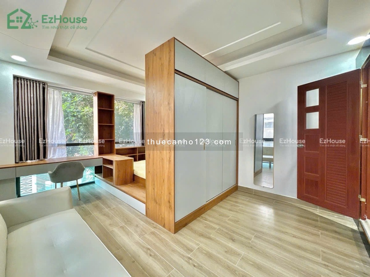 Cho thuê studio ban công gần sân bay – CV Hoàng Văn Thụ – Học viện Hàng không Quận Tân Bình.