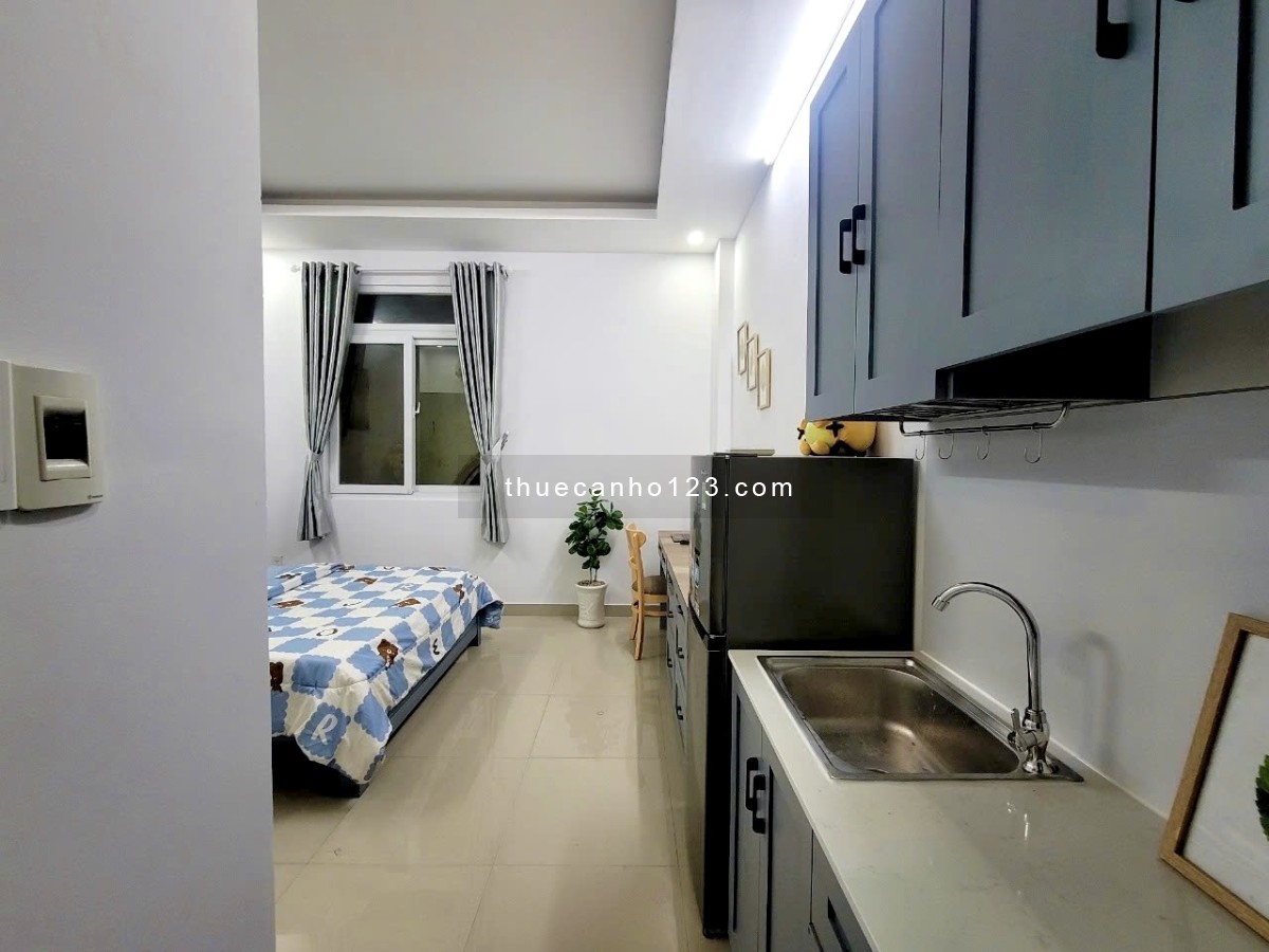 CHO THUÊ CĂN HỘ BÌNH THẠNH_STUDIO FULL NỘI THẤT_30m2_GẦN GA METRO TÂN CẢNG_GẦN HÀNG XANH_HUTECH GTVT