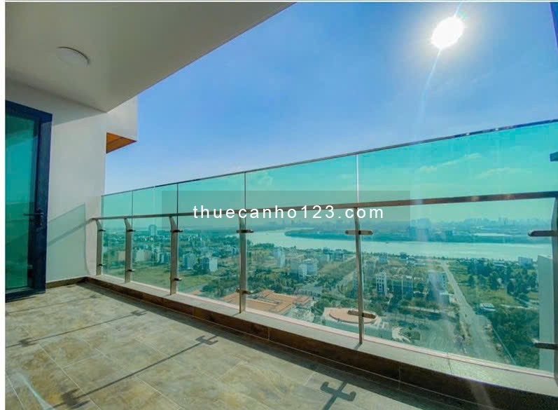 Cho thuê căn Sky Mansion Feliz En Vista 4PN, 240m², view sông, tầng cao, giá 96 triệu/tháng
