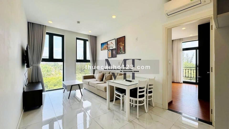 Căn hộ 1 Phòng ngủ Tone Trắng Cực xinh View Sông Sài Gòn cạnh Nguyễn Văn Hưởng, Thảo Điền - Quận 2
