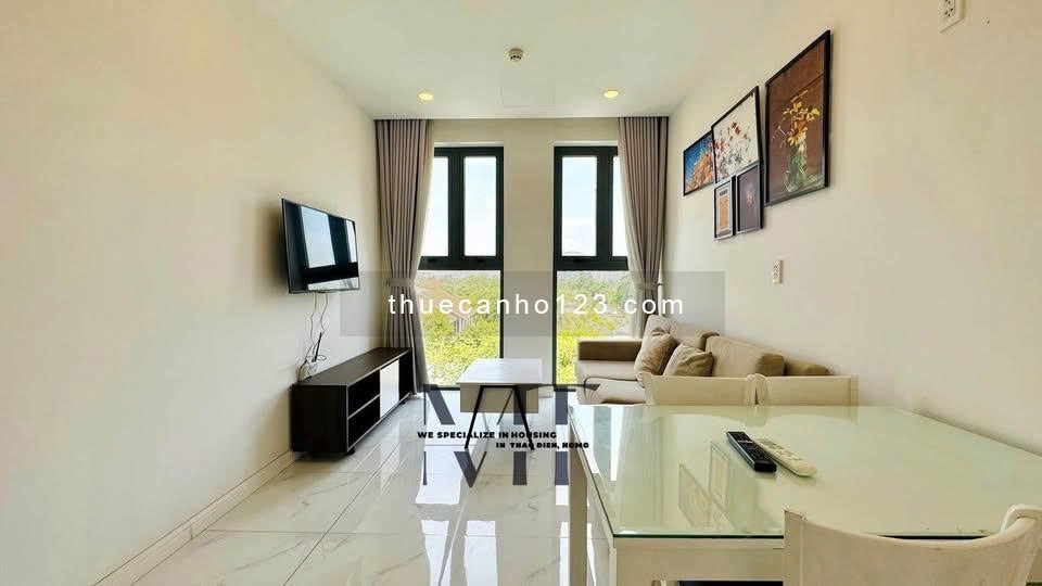 Căn hộ 1 Phòng ngủ Tone Trắng Cực xinh View Sông Sài Gòn cạnh Nguyễn Văn Hưởng, Thảo Điền - Quận 2