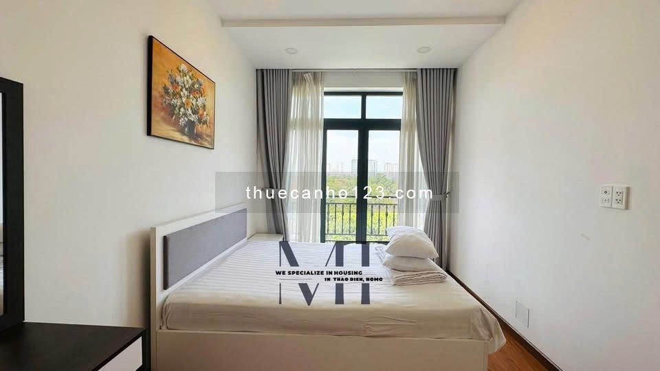 Căn hộ 1 Phòng ngủ Tone Trắng Cực xinh View Sông Sài Gòn cạnh Nguyễn Văn Hưởng, Thảo Điền - Quận 2