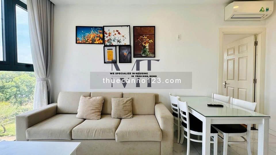 Căn hộ 1 Phòng ngủ Tone Trắng Cực xinh View Sông Sài Gòn cạnh Nguyễn Văn Hưởng, Thảo Điền - Quận 2