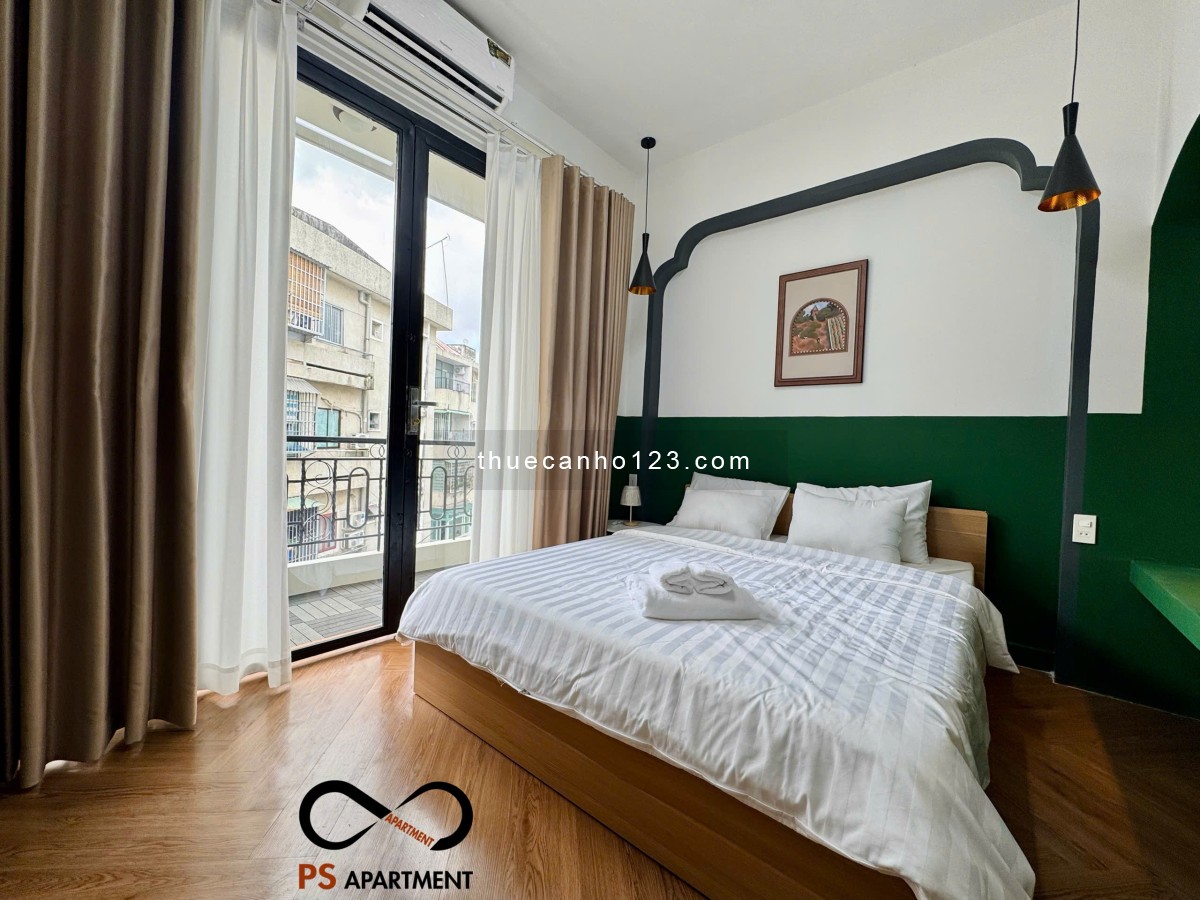 Khai trương căn hộ 1PN new 100% - balcony - cầu Thị Nghè - vòng xoay Điện Biên Phủ