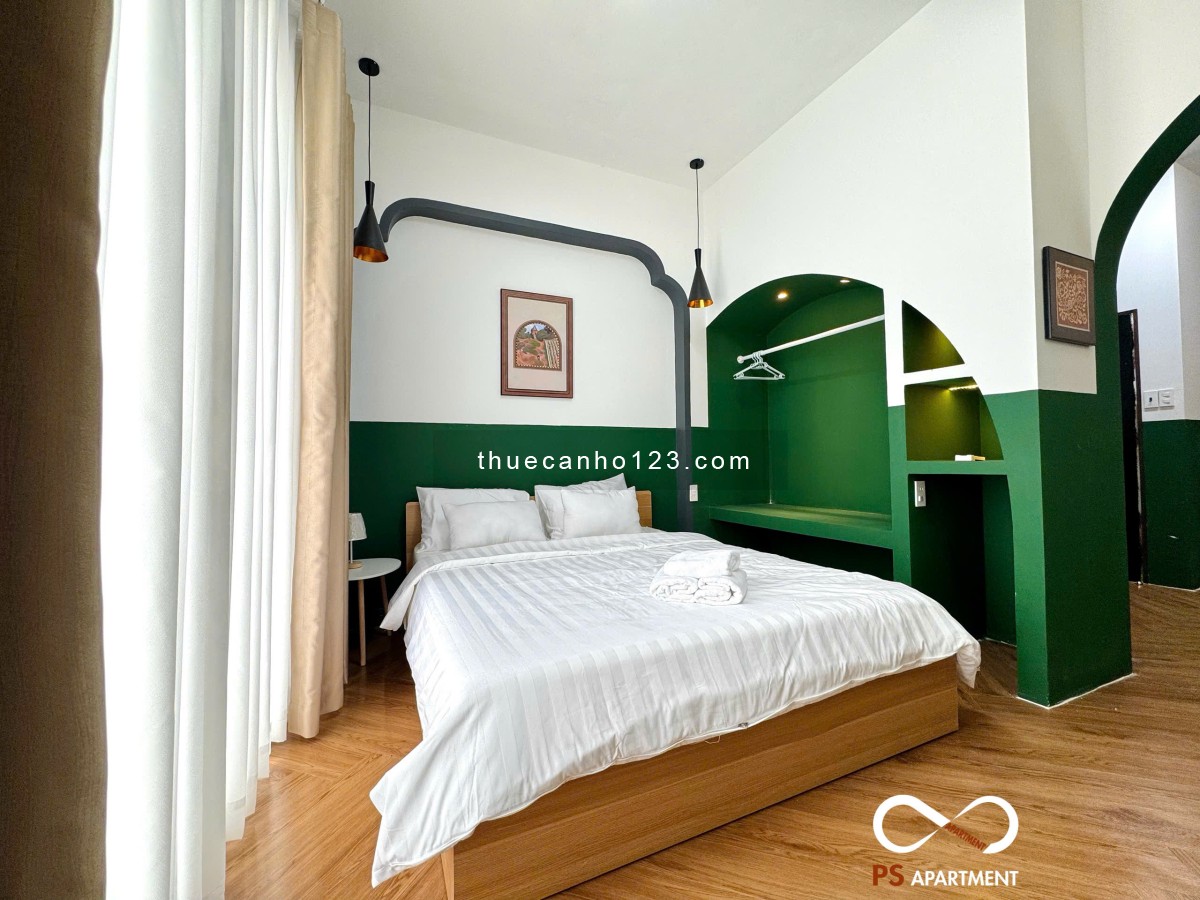 Khai trương căn hộ 1PN new 100% - balcony - cầu Thị Nghè - vòng xoay Điện Biên Phủ