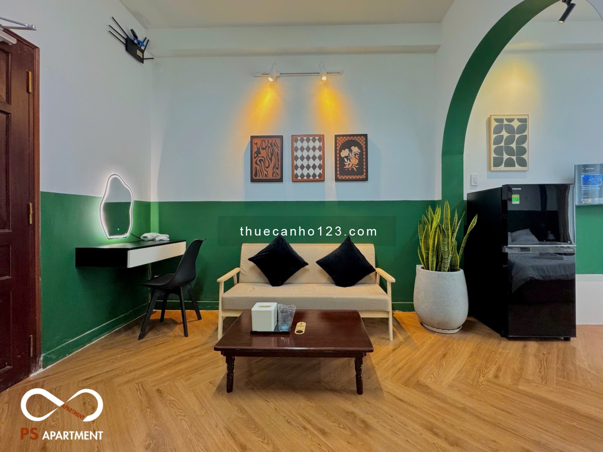 Khai trương căn hộ 1PN new 100% - balcony - cầu Thị Nghè - vòng xoay Điện Biên Phủ