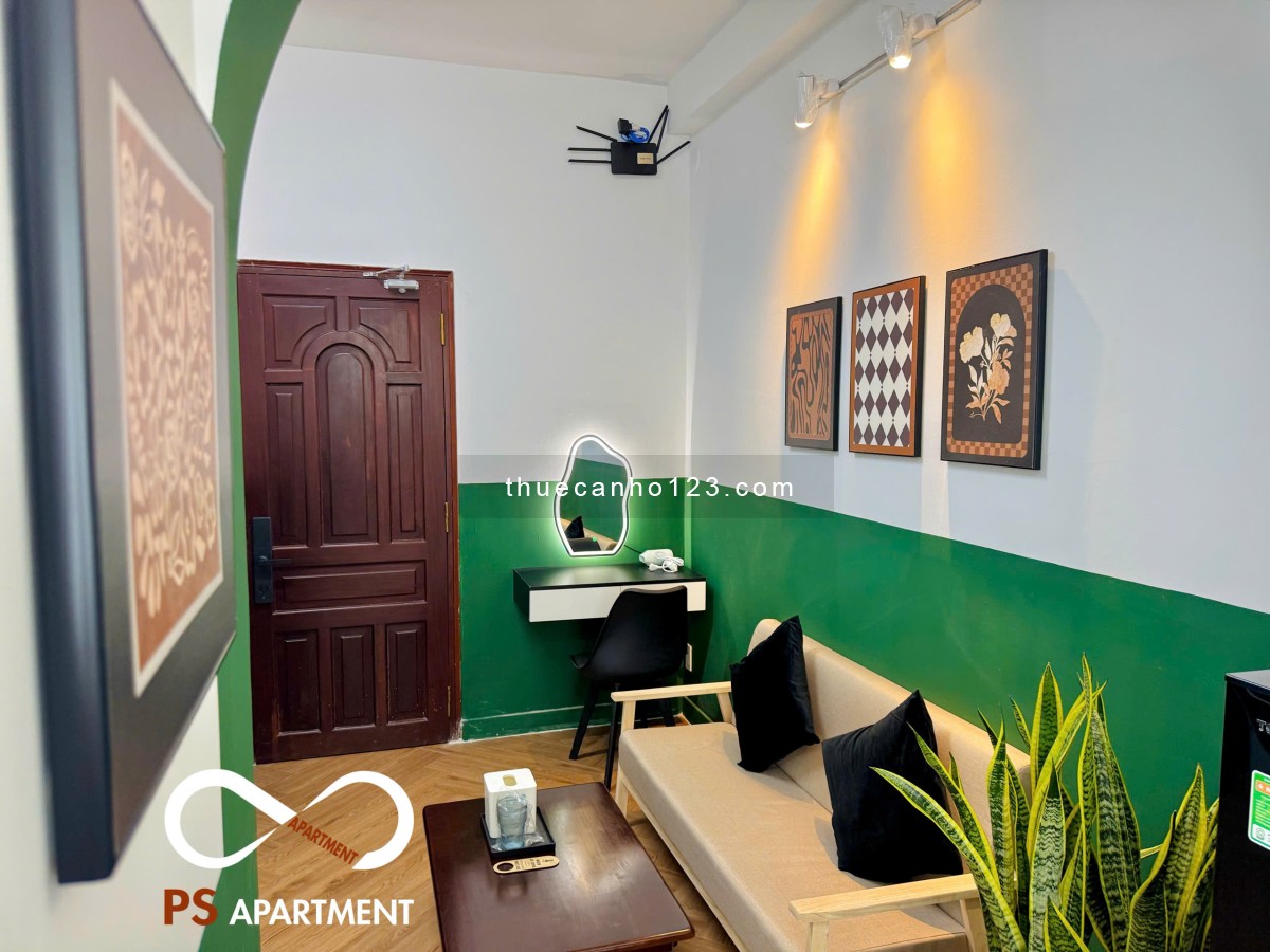 Khai trương căn hộ 1PN new 100% - balcony - cầu Thị Nghè - vòng xoay Điện Biên Phủ