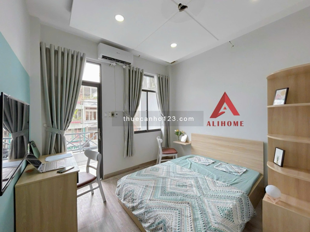 ️Căn hộ 1PN ban công lớn Q1 - ngay cầu Bông, Đh Mở, Đh UEH, vòng xoay Điện Biên Phủ, Thảo Cầm Viên,