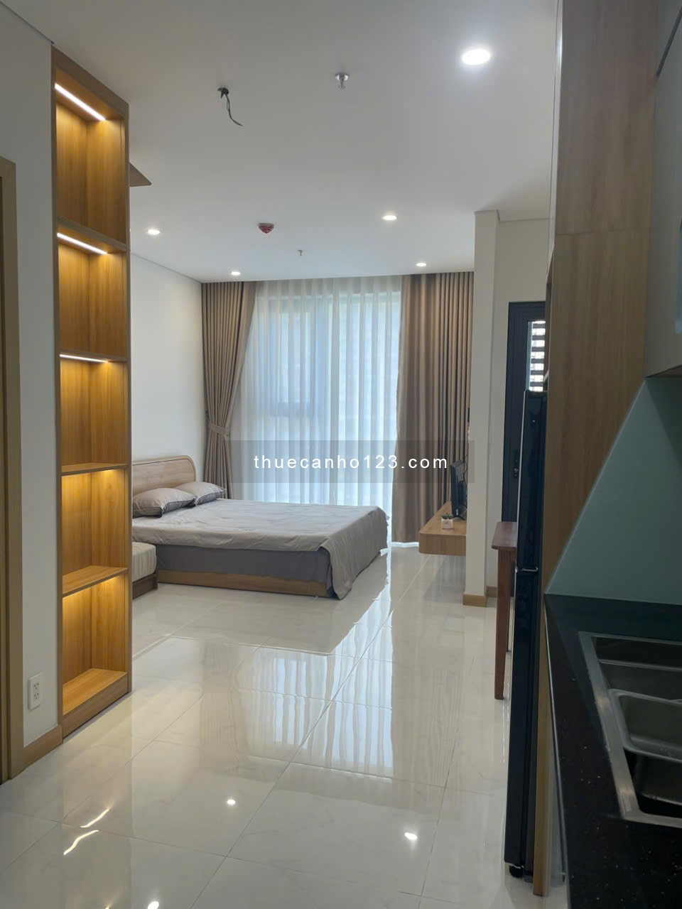 Căn hộ Studio Sentosa Sky Park view đường Bùi Viện đối diện khách sạn Nikko