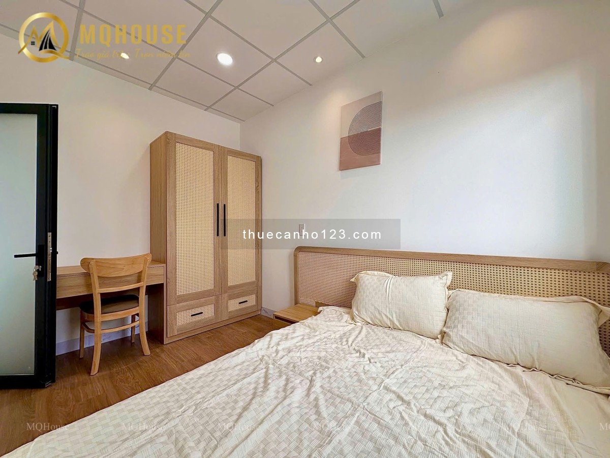 Cho thuê căn hộ 2PN siêu rộng full nội thất ngay khu Bàu Cát, Tân Bình.