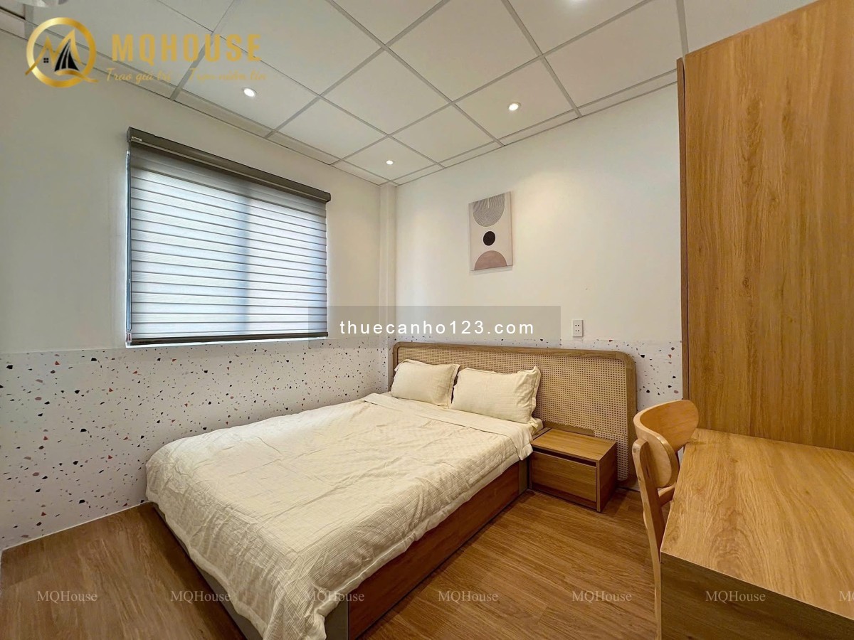 Cho thuê căn hộ 2PN siêu rộng full nội thất ngay khu Bàu Cát, Tân Bình.