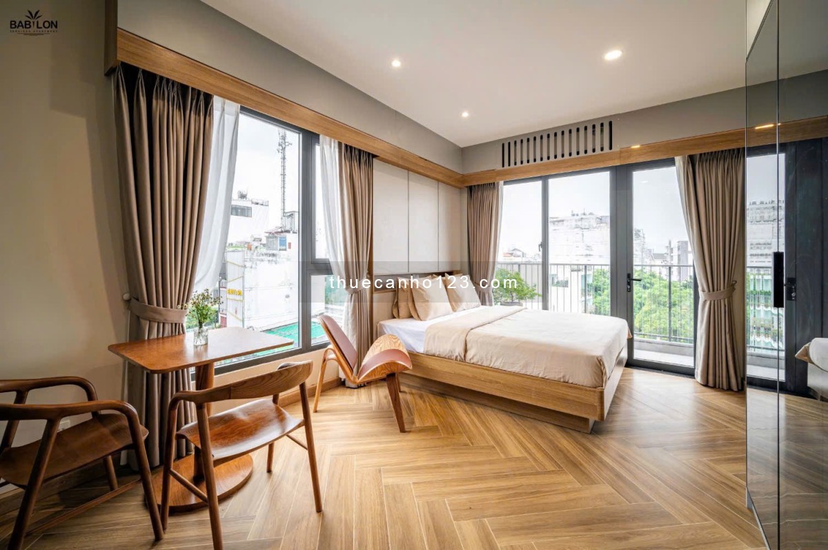 Căn hộ studio ban công cực đẹp – Full nội thất cao cấp – Nguyễn Trọng Lội, Tân Bình