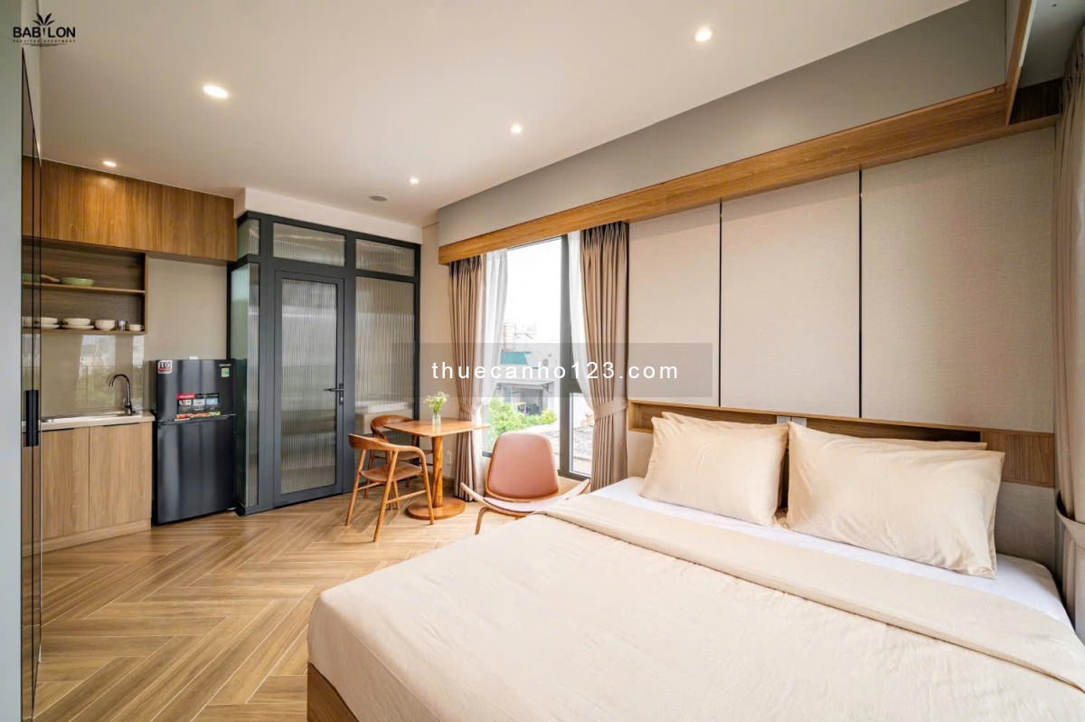 Căn hộ studio ban công cực đẹp – Full nội thất cao cấp – Nguyễn Trọng Lội, Tân Bình