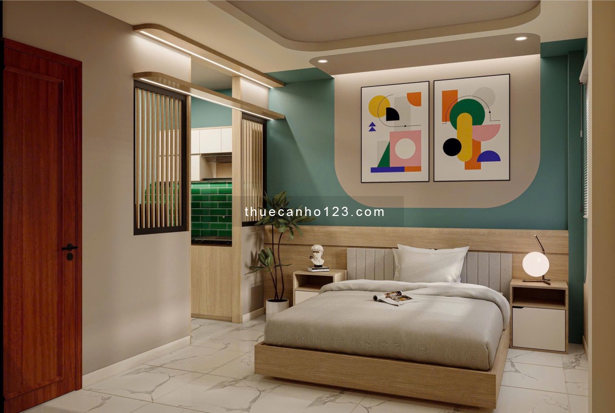 Cho thuê căn hộ Quận 1, đường Trần Hưng Đạo, gần chợ Bến Thành – Đầy đủ nội thất