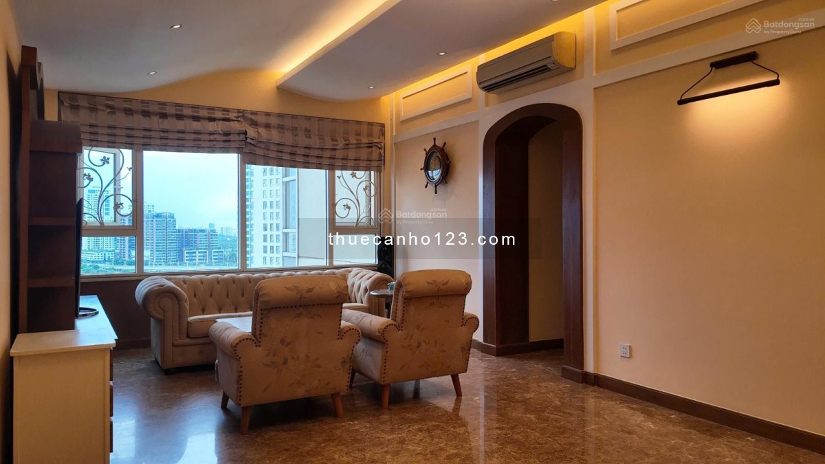 Giá tốt! Cho thuê căn hộ 2PN Sapphire Tower 2 Saigon Pearl - view sông Sài Gòn thoáng mát.