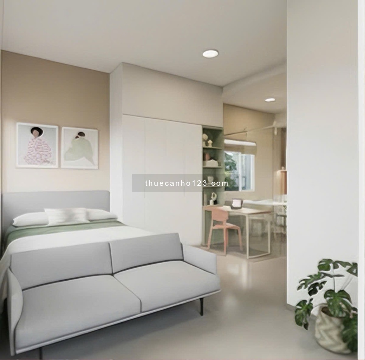 Căn hộ full nội thất 1 phòng ngủ 50m2 ngay giữa trung tâm Tân Bình