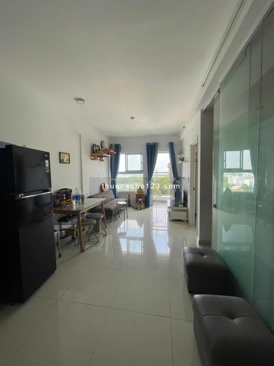 Chung cư Lê Quang Định, P2, BT: 13triệu, 3p ngủ, full NT, ban công