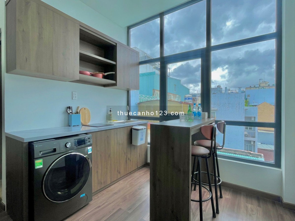 Cho thuê căn hộ dịch vụ siêu xinh gần sân bay Tân Sơn Nhất – Thân Nhân Trung, P13, Tân Bình