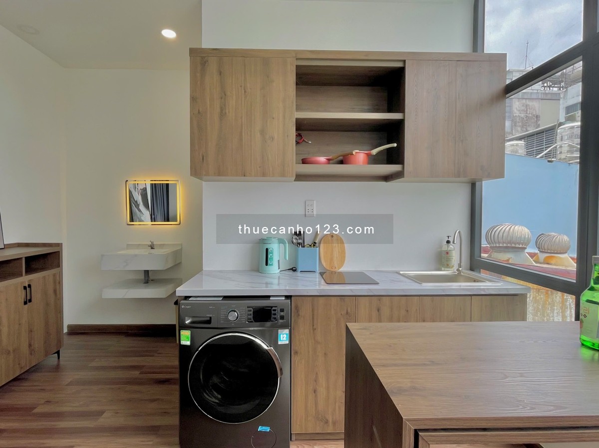 Cho thuê căn hộ dịch vụ siêu xinh gần sân bay Tân Sơn Nhất – Thân Nhân Trung, P13, Tân Bình