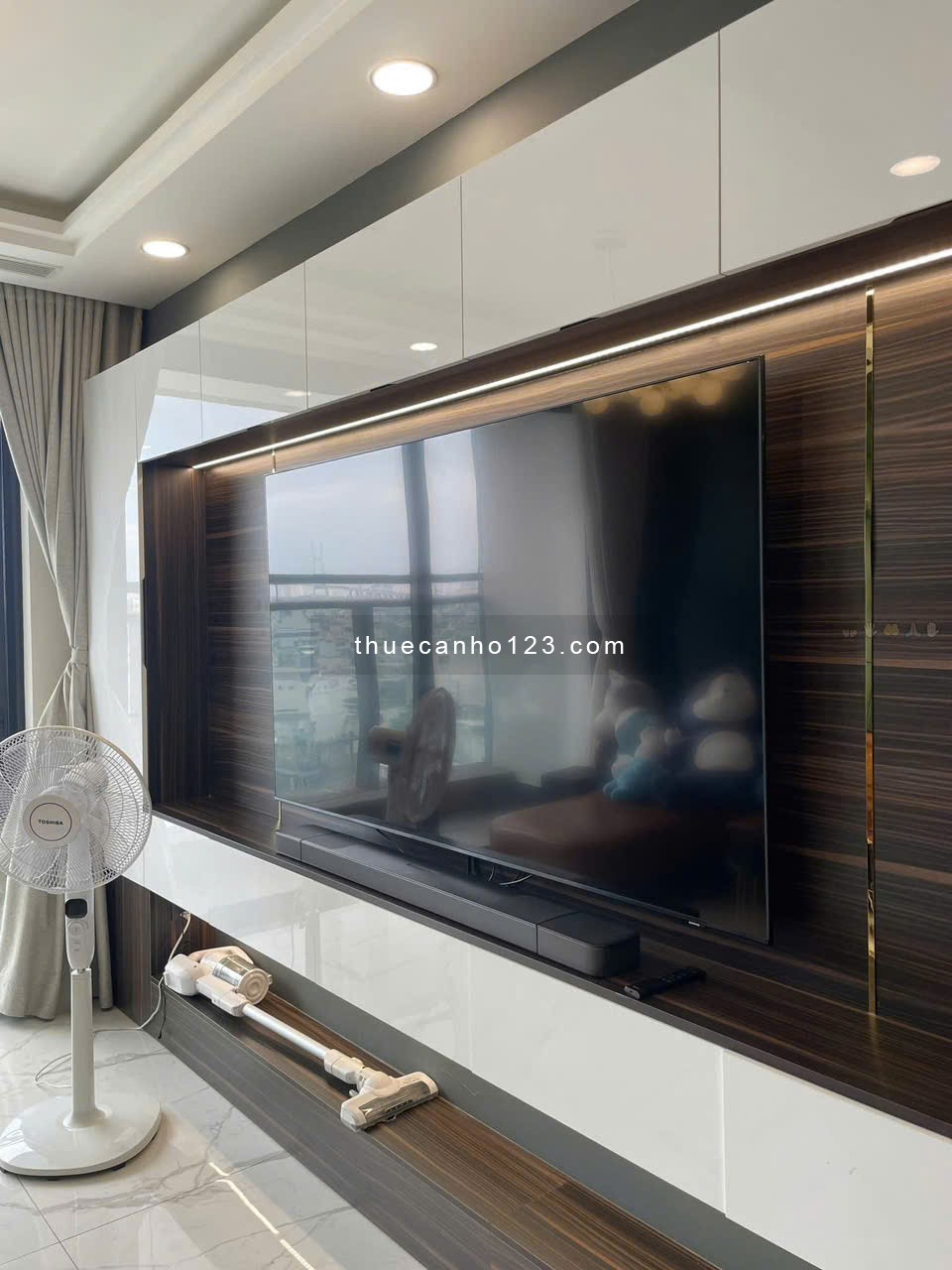 CHung cư Satra, Phan Đăng Lưu, PN: 115m2, 3p ngủ, NTCC, 22triệu/tháng