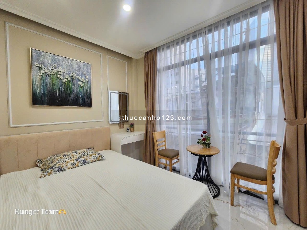 Căn hộ cho thuê ngay Q1 máy giặt riêng, ban công, gần Cầu Kiệu, chợ Tân Định, CV Lê Văn Tám, Ba Son