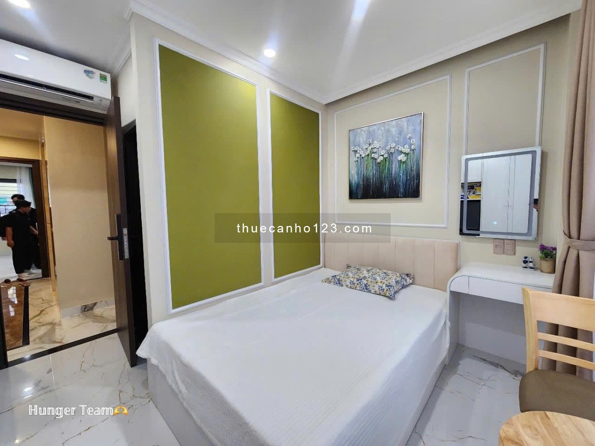 Căn hộ cho thuê ngay Q1 máy giặt riêng, ban công, gần Cầu Kiệu, chợ Tân Định, CV Lê Văn Tám, Ba Son