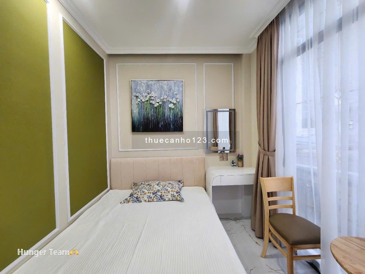 Căn hộ cho thuê ngay Q1 máy giặt riêng, ban công, gần Cầu Kiệu, chợ Tân Định, CV Lê Văn Tám, Ba Son