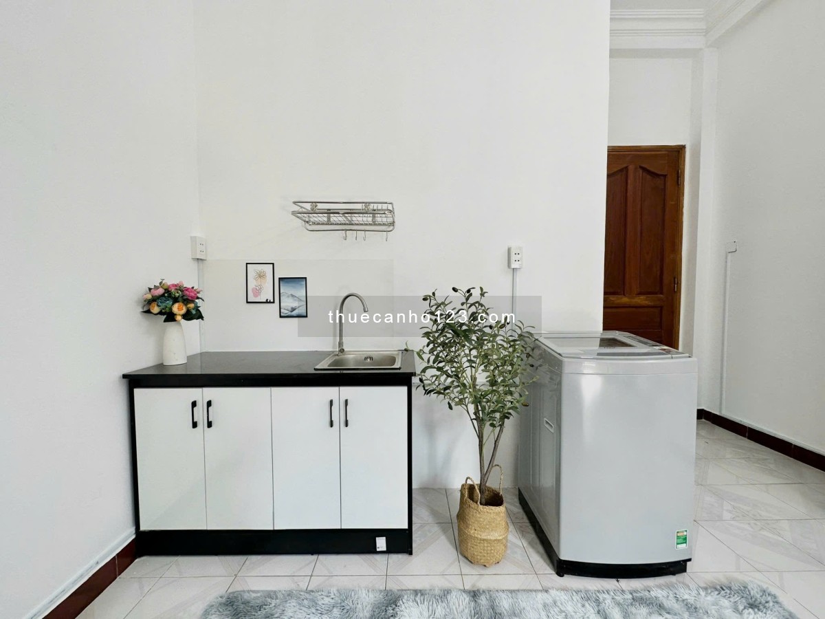 Studio ban công lớn, full nội thất xịn xò 6tr3 thôi mà như resort mini giữa Bình Thạnh 