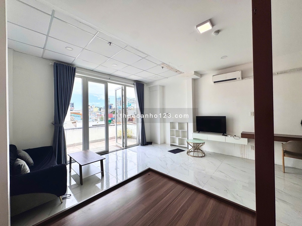 Cho thuê căn hộ – Đề Thám, Quận 1 – Ban công rộng – Gần phố đi bộ Bùi Viện, chợ Bến Thành Nguyễn Huệ